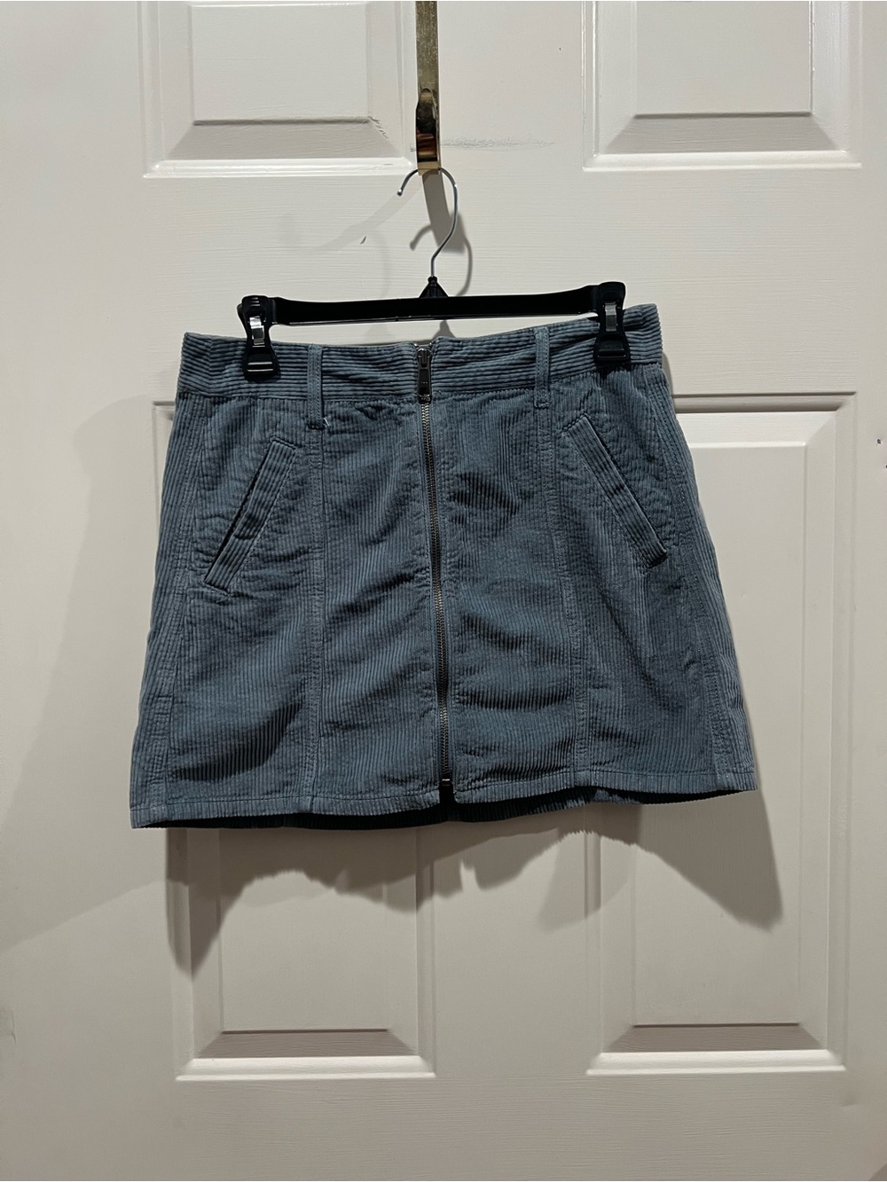 American Eagle Outfitters Blue Corduroy Mini Skirt